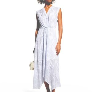 Johnny Was Flore Seersucker Handkerchief Dress (M) NWOT